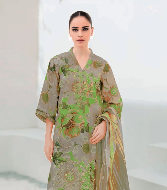 Rang-e-Fatima – Charcoal Elegance with Subtle Embroidery”
